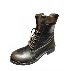 NEW CASTA women's ron lace up boots in kaki